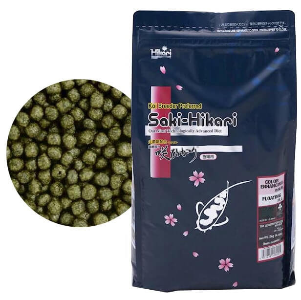 Hikari Saki Color Floating S 2kg Pokarm dla koi - wzmacnia wybarwienie