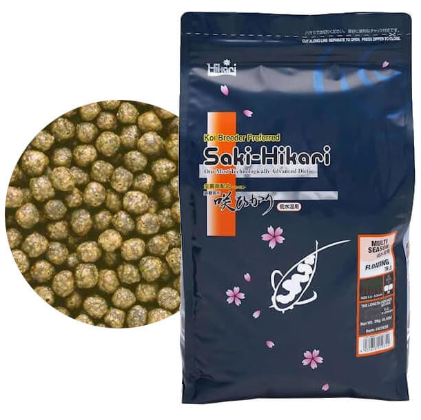 Hikari Saki Multi Season Floating S 2kg Pokarm dla koi w okresie niskich temperatur
