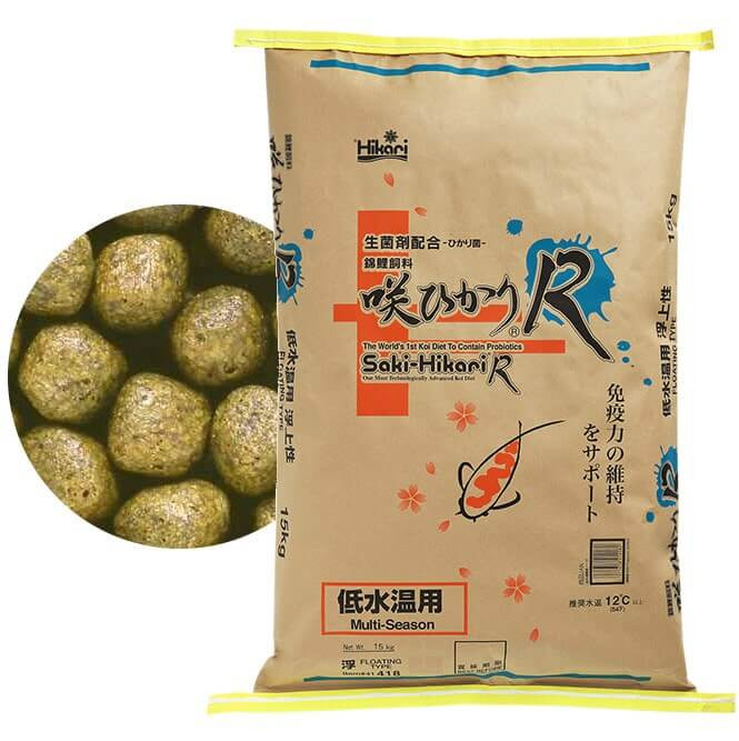 Hikari Saki R Multi Season Floating L 15kg Pokarm dla koi - ekstrakt E