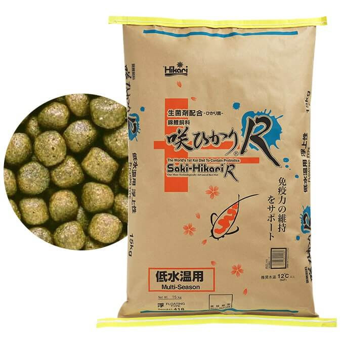 Hikari Saki R Multi Season Floating M 15kg Pokarm dla koi - ekstrakt E