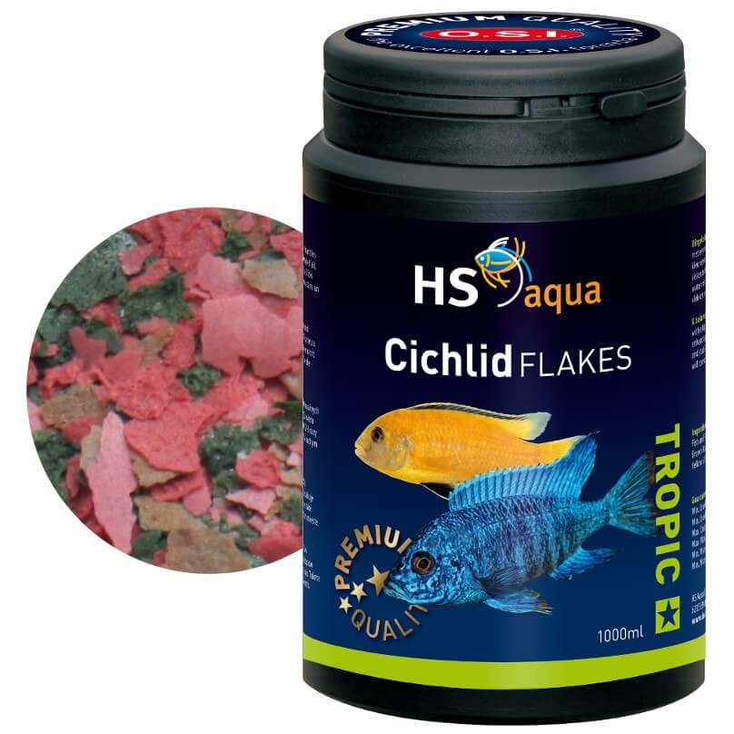 HS O.S.I. Cichlid Flakes 1000ml - 200g pokarm dla pielęgnic płatki