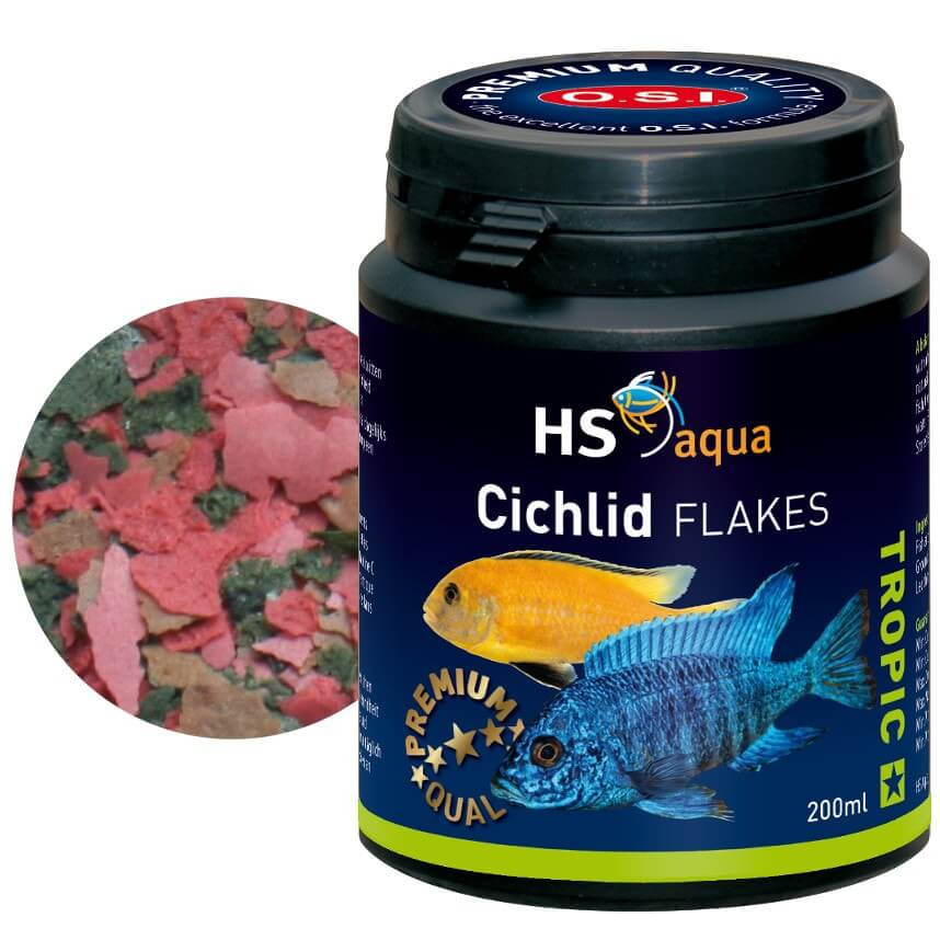 HS O.S.I. Cichlid Flakes 200ml - 35g pokarm dla pielęgnic płatki