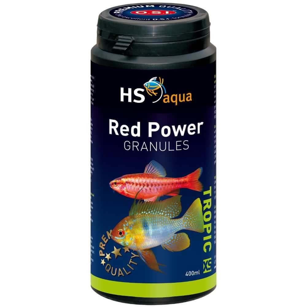 HS O.S.I. Red Power granulat XS 400ml - 220g pokarm wybarwiający dla ryb