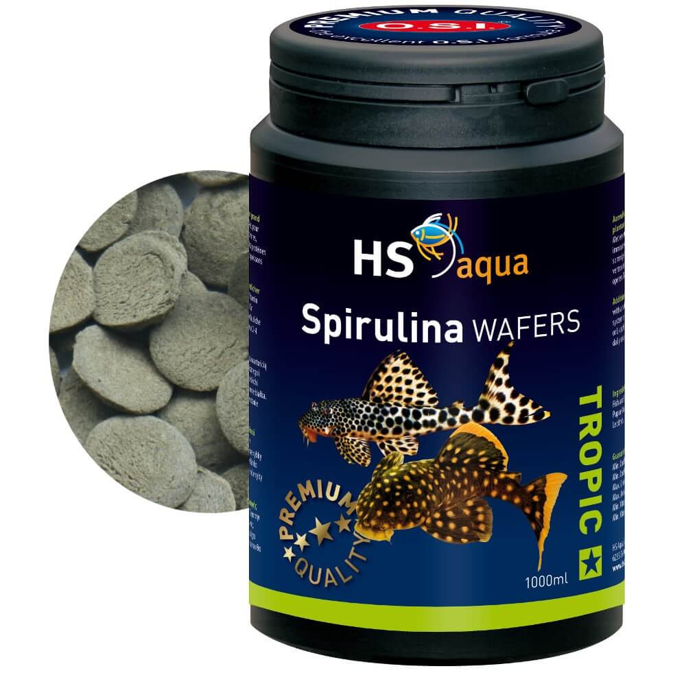 HS O.S.I. Spirulina Wafers 1000ml - 600g pokarm dla ryb wafelki