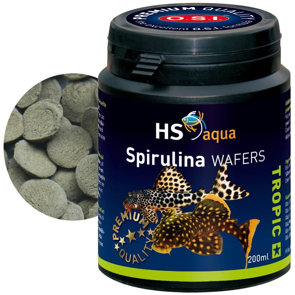 HS O.S.I. Spirulina Wafers 200ml - 130g pokarm dla ryb wafelki
