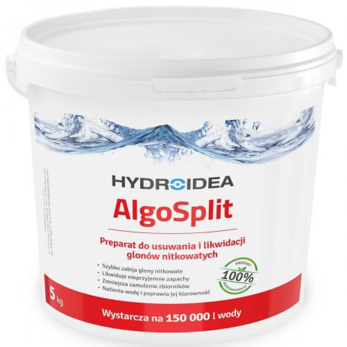 Hydroidea Algosplit 5kg - Eliminuje glony nitkowate oczko staw + gratis