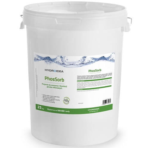 Hydroidea PhosSorb 25kg Redukcja fosforanów oczko