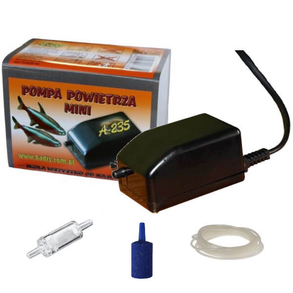 Ikola A-235 Napowietrzacz do akwarium 120l/h + zestaw