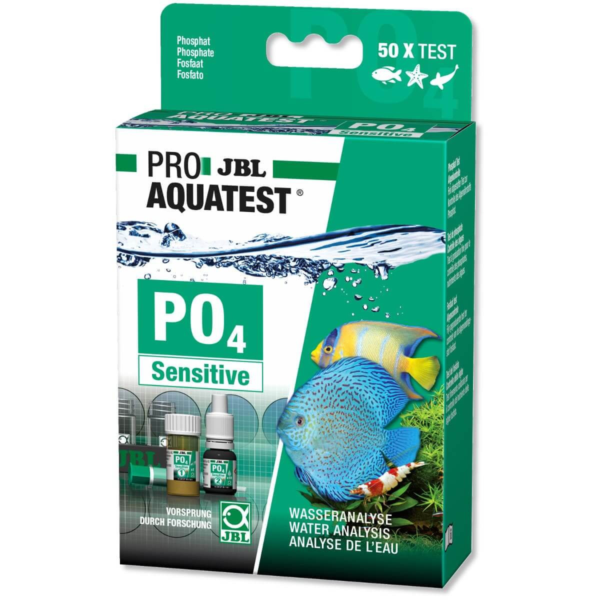 JBL PROAQUATEST TEST PO4 FOSFORANY - KOMPLETNY ZESTAW