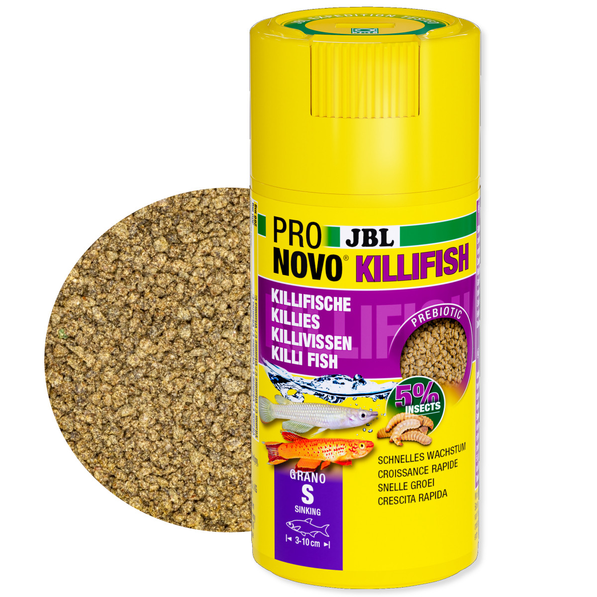 OUTLET JBL Pronovo Killifish Grano S 100ml - 48g pokarm probiotyczny