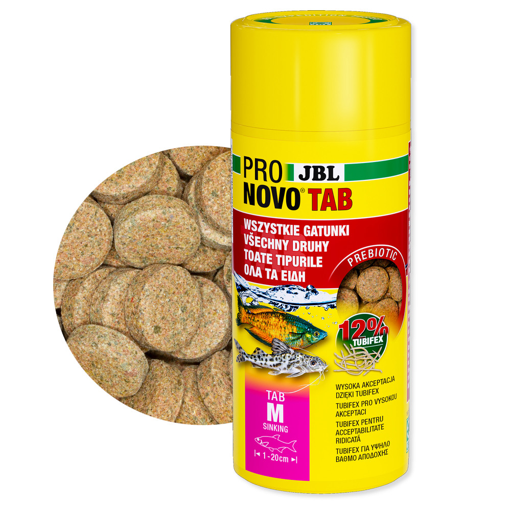 JBL Pronovo Bel Tab M 250ml - 150g Pokarm dla ryb tabletki