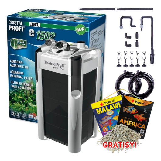 JBL CristalProfi e1502 Greenline filtr zewnętrzny + gratisy