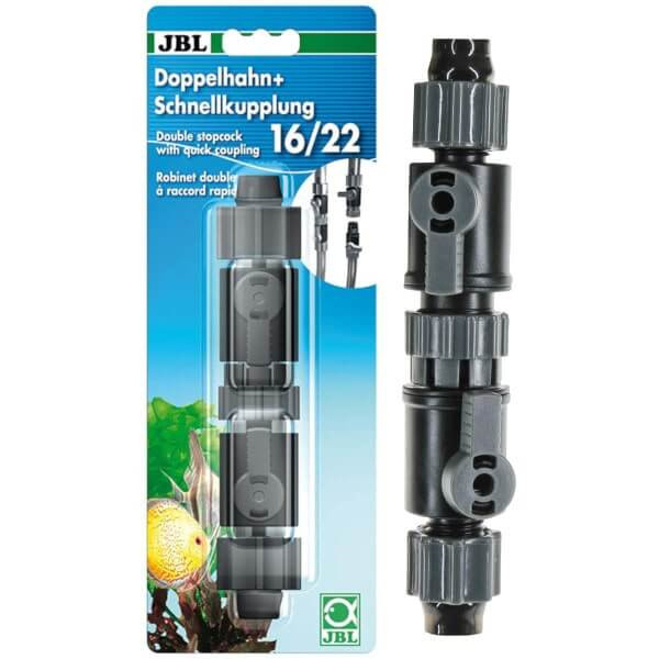 JBL Podwójny Zawór + Szybkozłączka na wąż 16/22mm