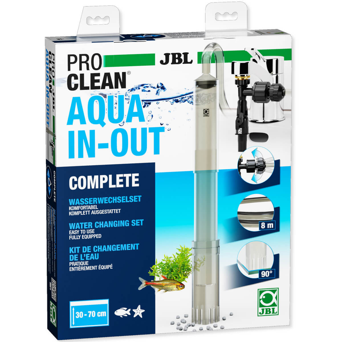 JBL ProClean Aqua In Out odmulacz pompa wąż - podmiana wody