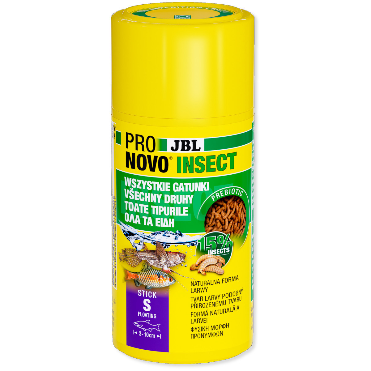 JBL Pronovo Insect Stick S 100ml Probiotyczny pokarm wybarwiający