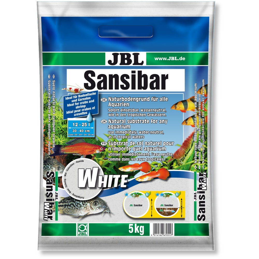 JBL Sansibar White 5kg drobne podłoze jasne
