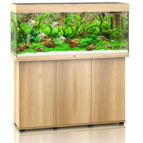 Juwel Rio 240 Helialux Spectrum zestaw akwarium + szafka jasne drewno