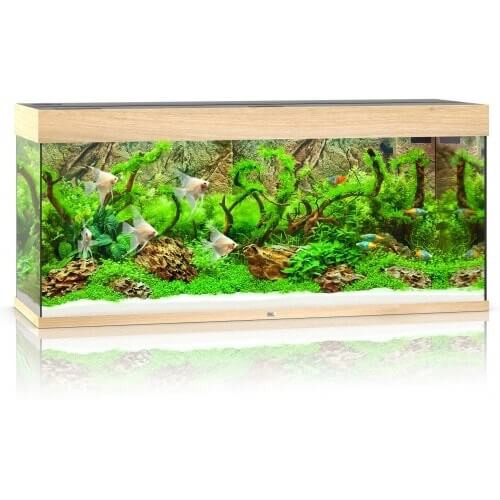 Juwel Rio 240 Helialux Spectrum zestaw akwarium jasne drewno