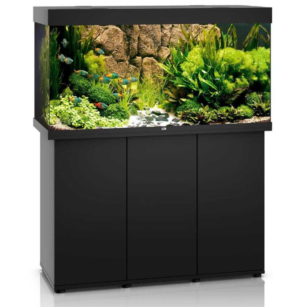 Juwel Rio 350 Helialux Spectrum zestaw akwarium + szafka czarny