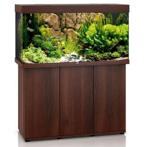 Juwel Rio 350 LED akwarium zestaw ciemne drewno + szafka