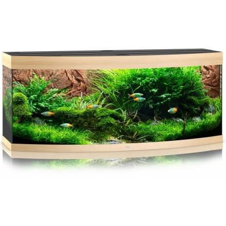 Juwel Vision 450 2x Helialux Spectrum zestaw akwarium jasne drewno