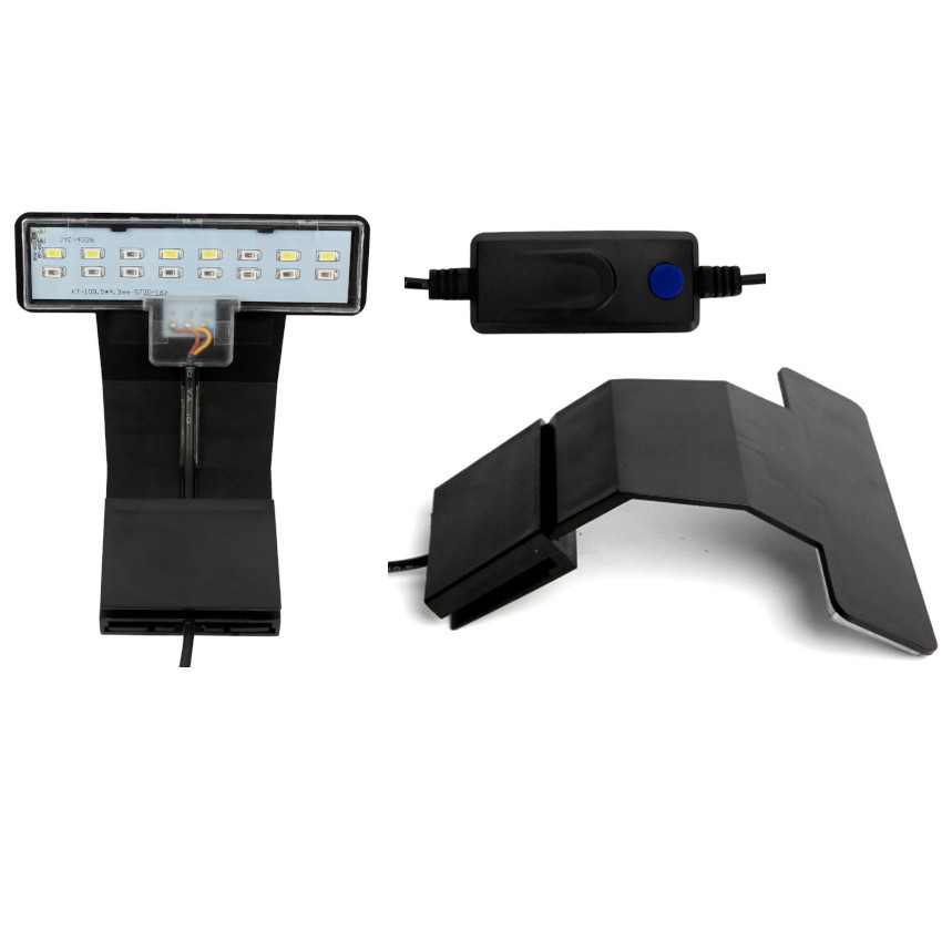 Lampka LED 5W czarna - Oświetlenie do akwarium 
