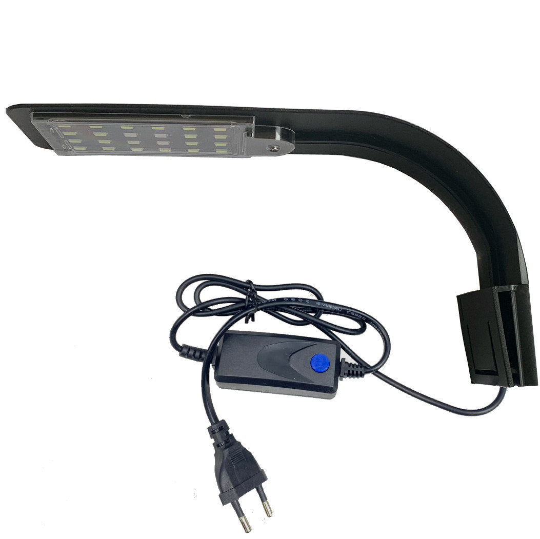 Lampka LED 6W czarna - Oświetlenie do akwarium