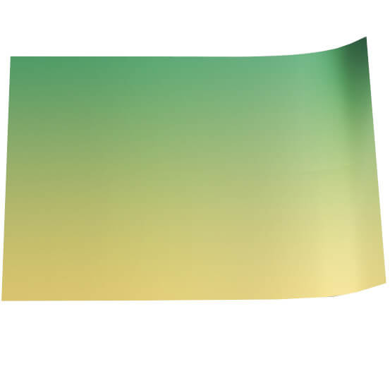 Lightground Folia gradientowa 80x40 zielono-żółta do tła podświetlanego