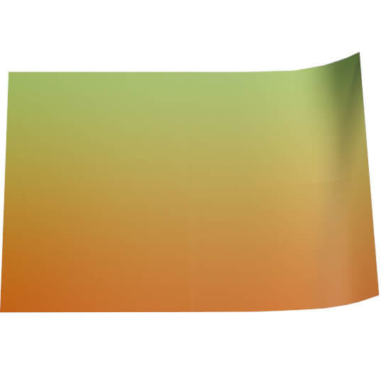 Lightground Folia gradientowa 30x30 zielono-pomarańczowa do tła podświetlanego