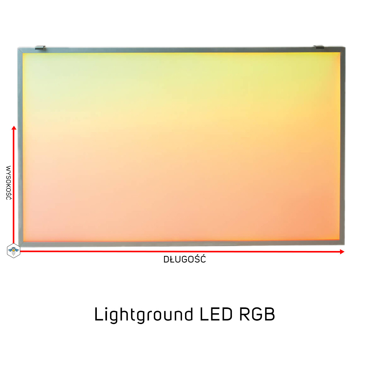 Lightground LED RGB  Tło podświetlane na wymiar