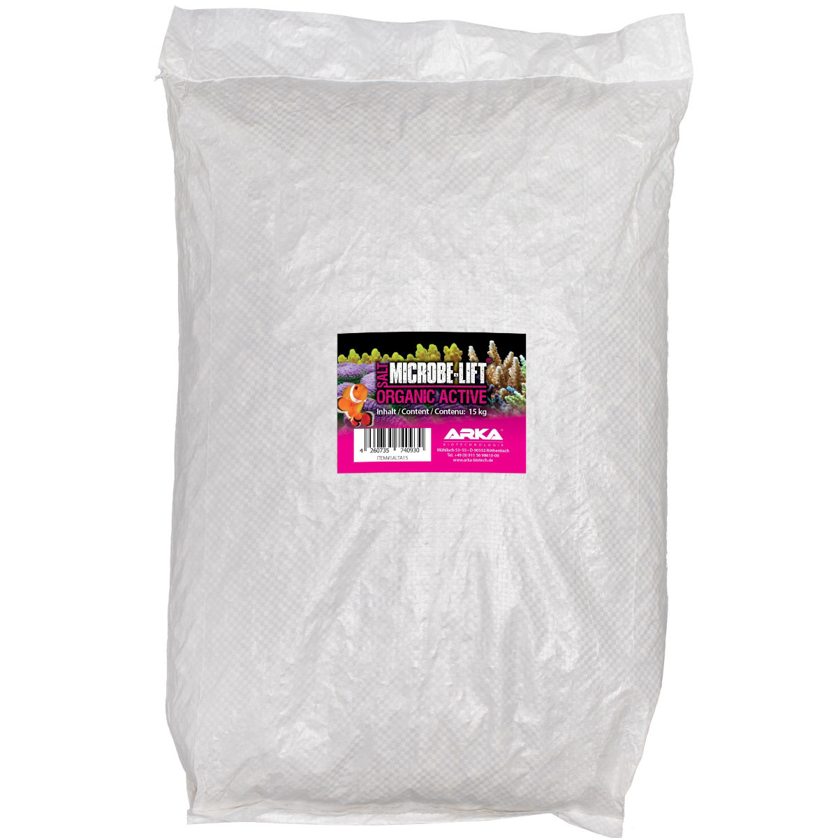 Microbe-Lift Organic Active Salt 15kg Sól morska