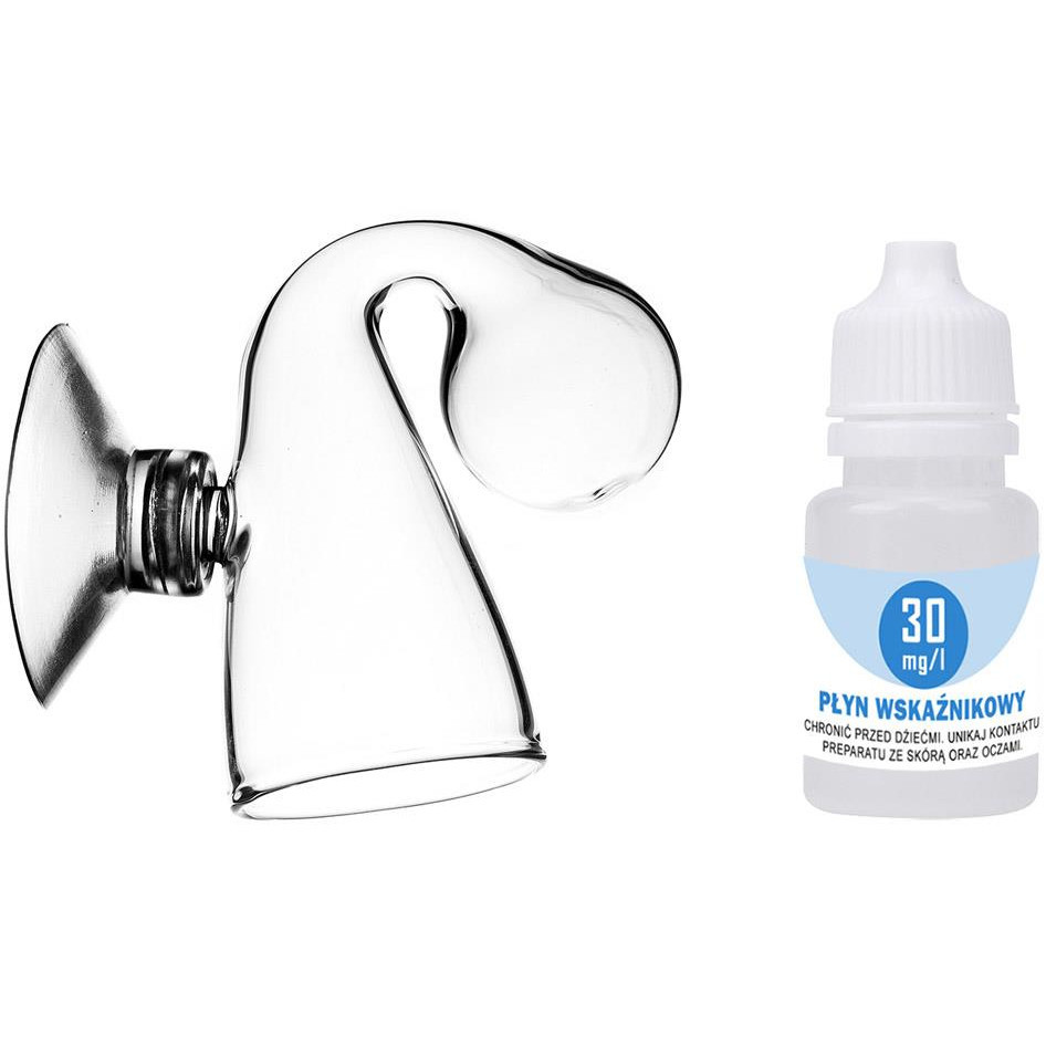Nattec AQG Indykator CO2 Standard + płyn wskaźnikowy 30mg/l 10ml