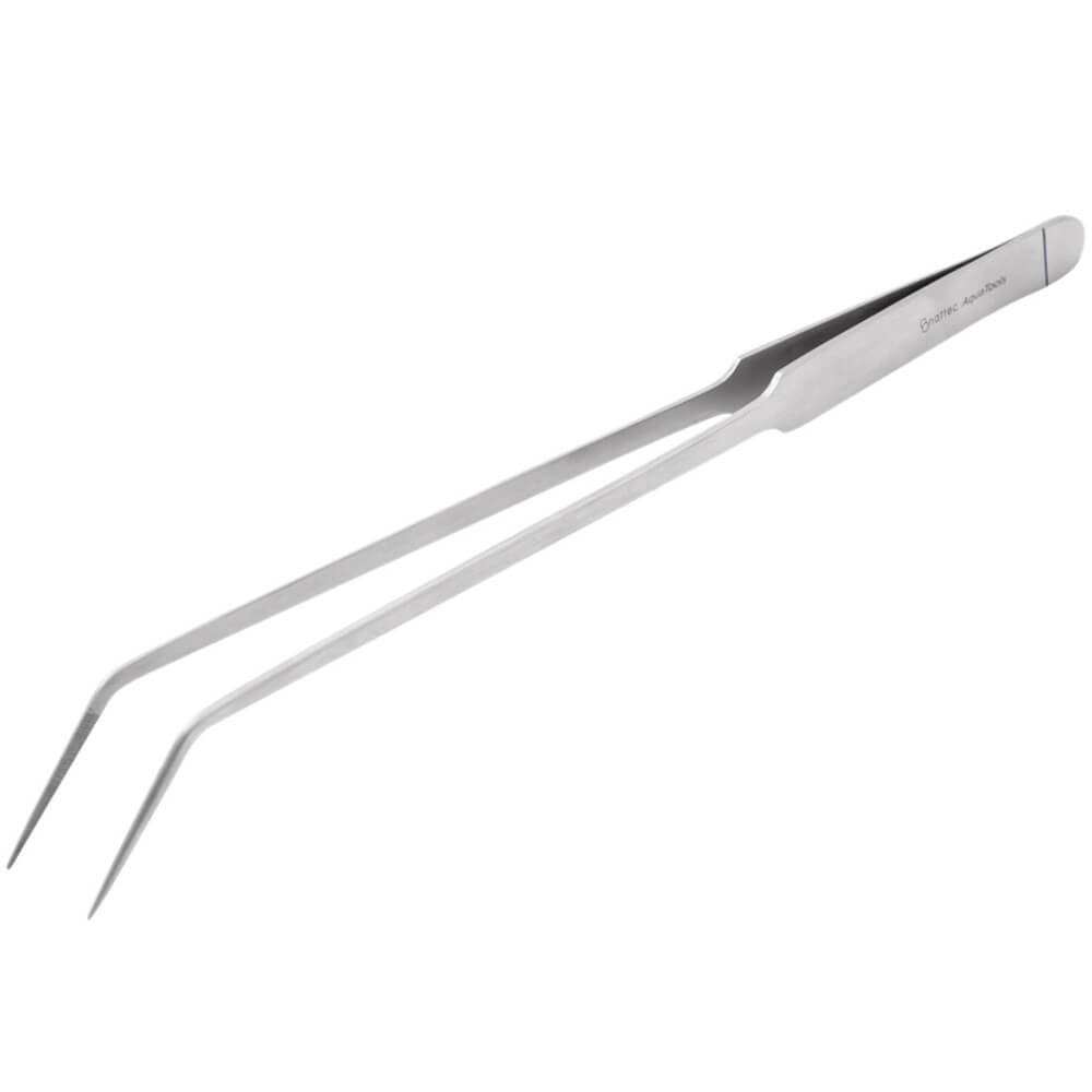 Nattec AQT Pęseta penseta wygięta 25cm do akwarium