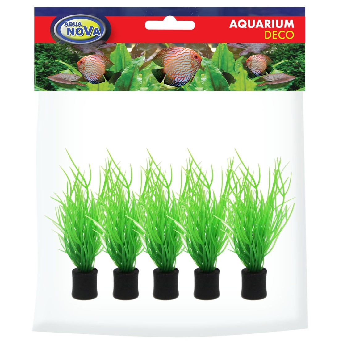 Aqua Nova Sztuczna roślina do akwarium 5szt NP-8 080001