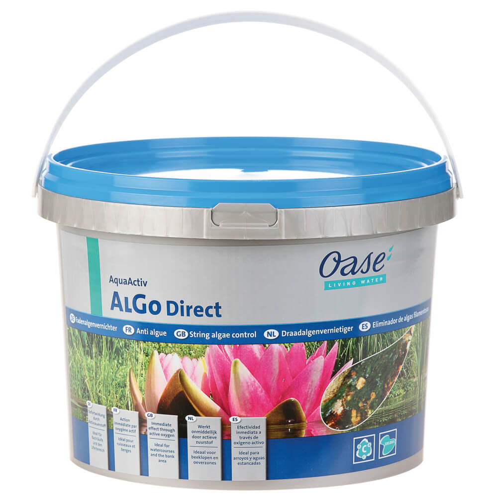 Oase AquaActiv Algo Direct 5L Usuwa glony nitkowate.