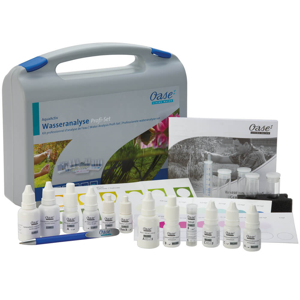 Oase AquaActiv Water analysis Profi-Set 8x test walizka
