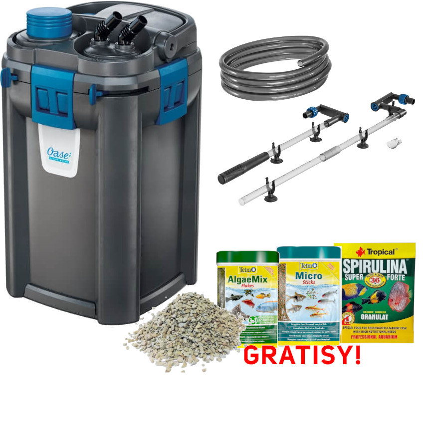 Oase BioMaster 350 - filtr zewnętrzny do akwarium 350l + gratisy