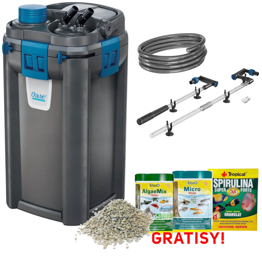 Oase BioMaster 600 - filtr zewnętrzny do akwarium 600l + gratisy