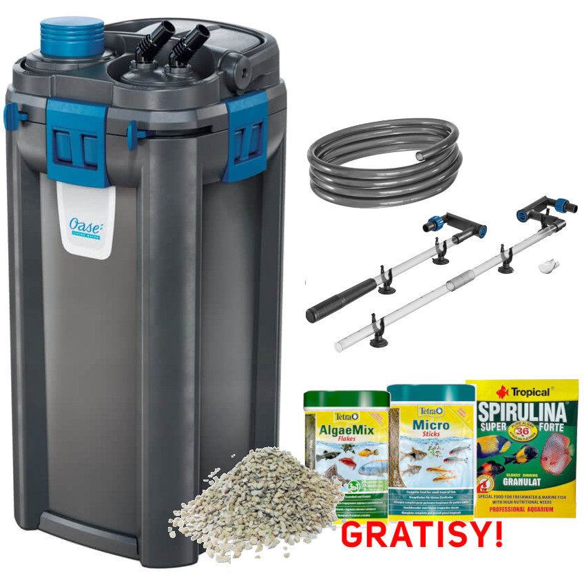 Oase BioMaster 850 - filtr zewnętrzny do akwarium 850l + gratisy