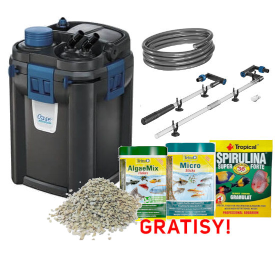 Oase BioMaster Thermo 250 filtr zewnętrzny z grzałką do akwarium 250l + gratisy