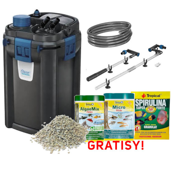 Oase BioMaster Thermo 350 filtr zewnętrzny z grzałką do akwarium 350l + gratisy