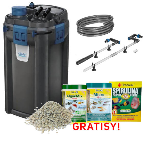 Oase BioMaster Thermo 600 filtr zewnętrzny z grzałką do akwarium 600l + gratisy