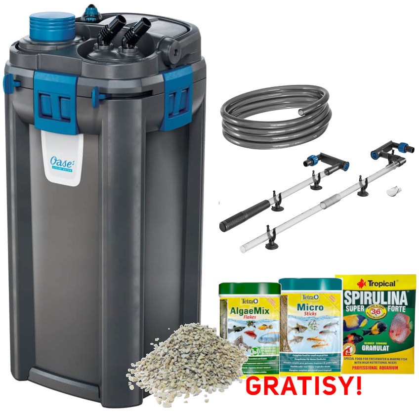 Oase BioMaster Thermo 850 filtr zewnętrzny z grzałką do akwarium 850l + gratisy