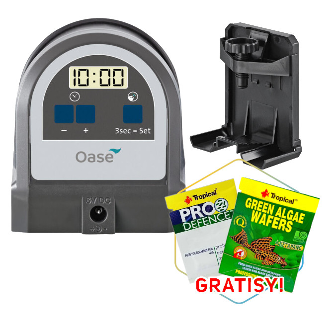 Oase FishGuard - Karmnik automatyczny + uchwyt + gratisy