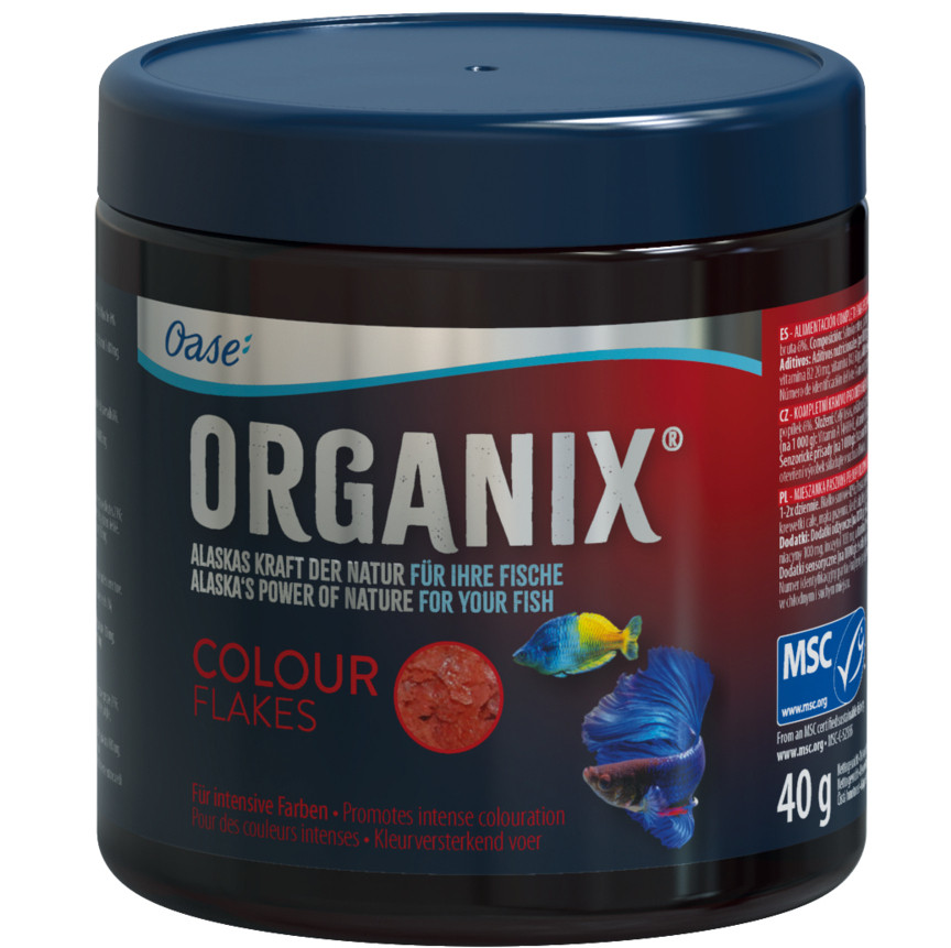 Oase Organix Colour Flakes 250ml - 40g Pokarm wybarwiający dla ryb