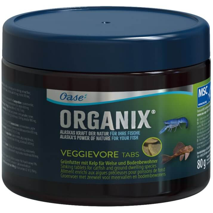 Oase Organix Veggie Tabs 150ml - 80g Pokarm dla ryb