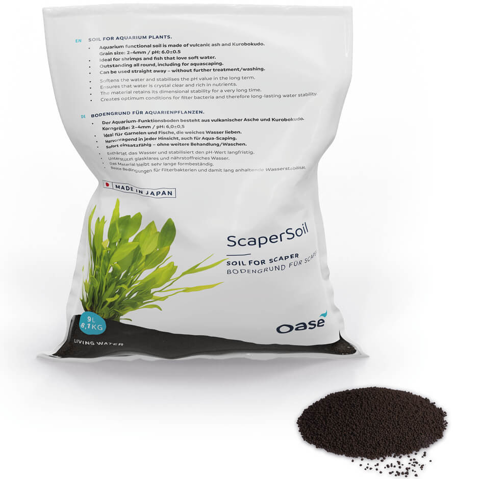 Oase ScaperLine Soil 9L czarne - Podłoże dla roślin
