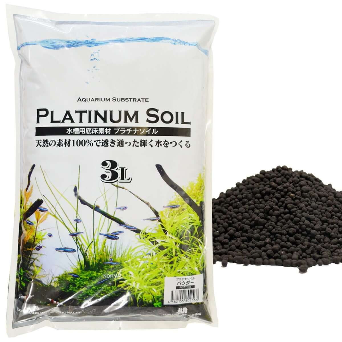 PLATINUM SOIL POWDER 3L CZARNY - PODŁOŻE AKTYWNE SUBSTRAT