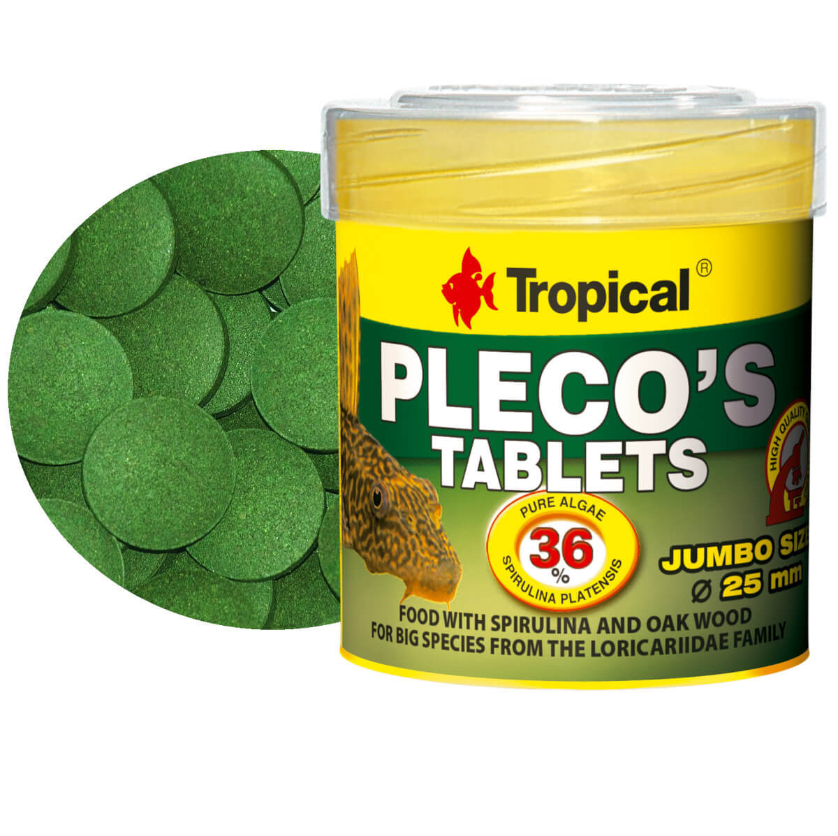 Tropical  Pleco's Tablets 50ml - 30g Pokarm dla glonojadów