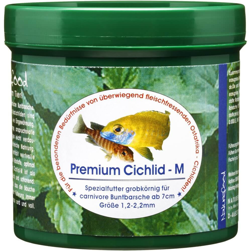 Naturefood Premium Cichlid M 95g pokarm dla pielęgnic